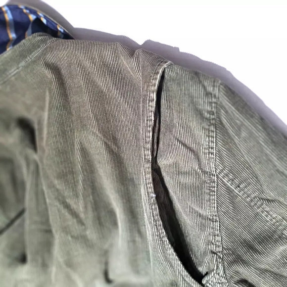 Corduroy VINTAGE Daniel Cremieux Golf Jacket Harrington Full Zip pockets outdoor - Picture 8 of 11